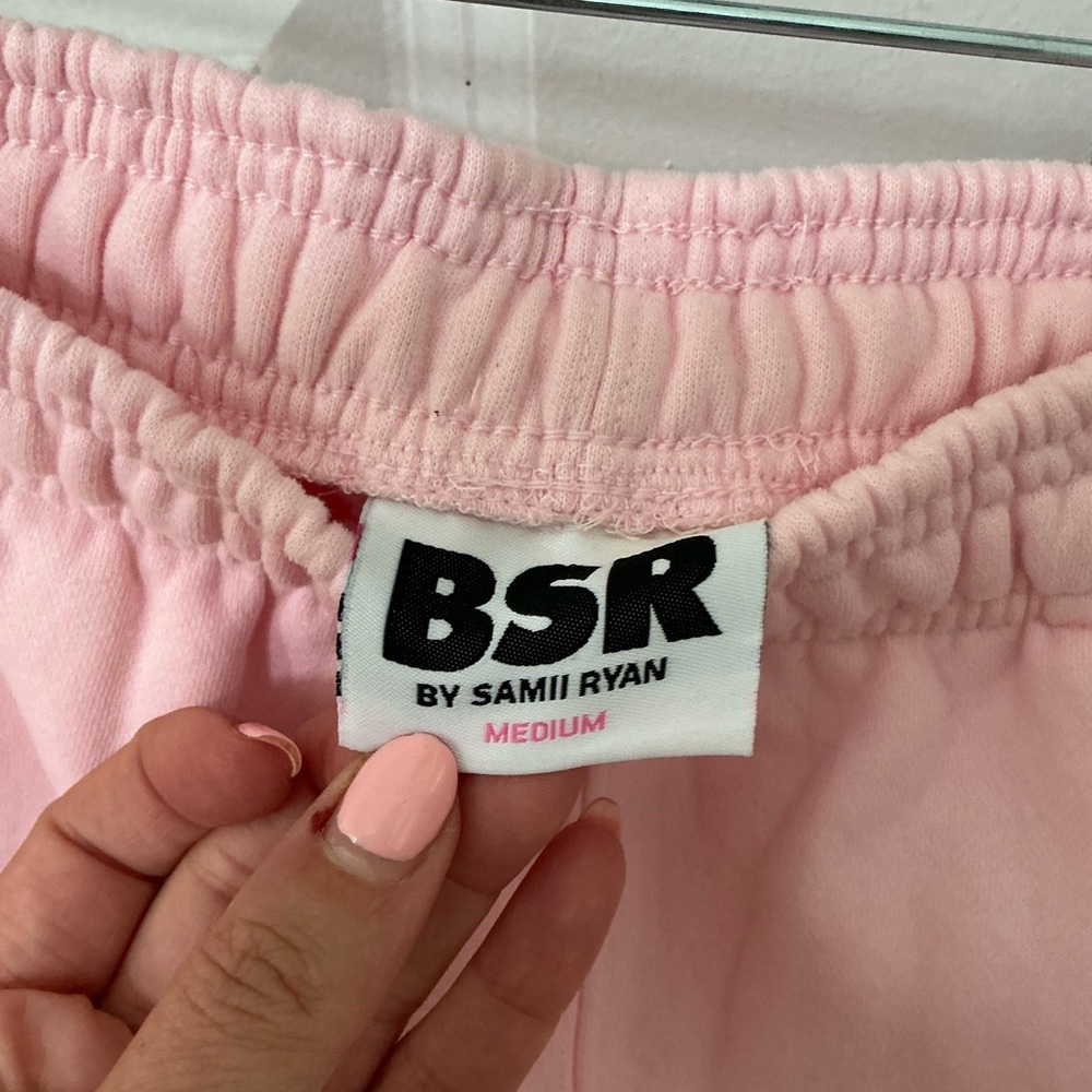 BSR by Samii Ryan Pink Sweatpants Size Medium - Picture 4 of 7